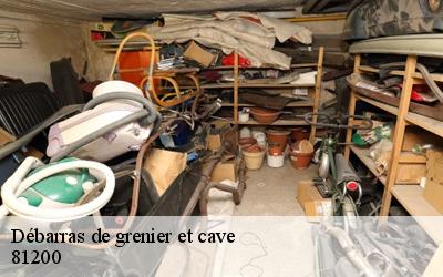 Débarras de grenier et cave  81200