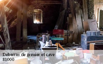 Débarras de grenier et cave  81000